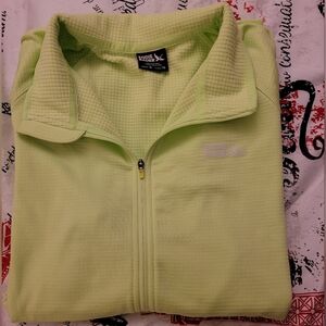 Eddie Bauer Lime Green Zip-Up Fleece
